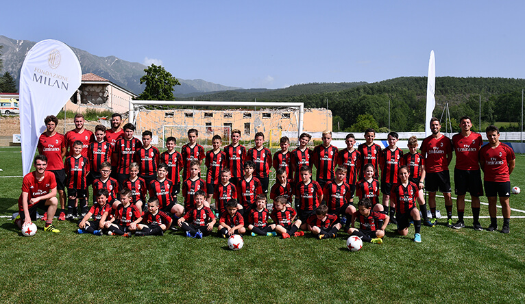 Amatrice: al via lo Special Soccer Camp rossonero