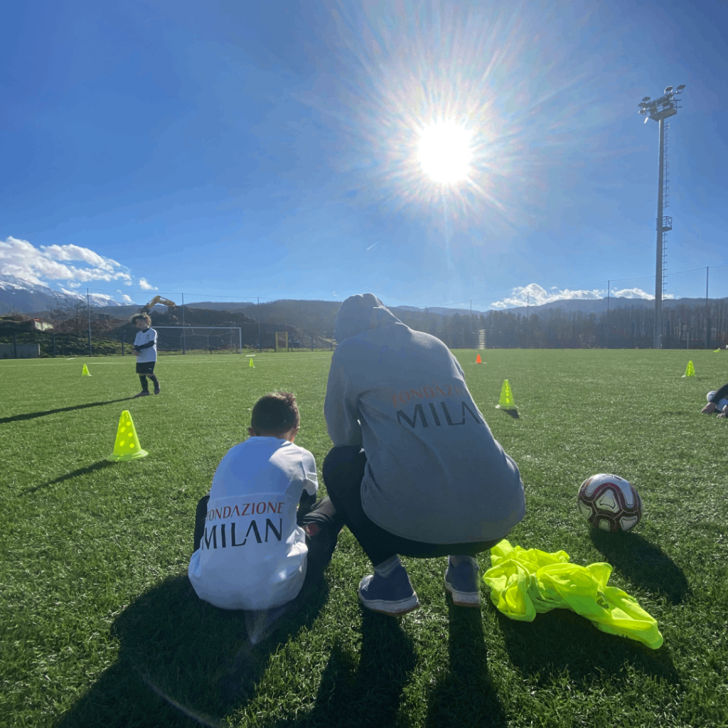 Amatrice: another sports camp together with Fondazione Milan