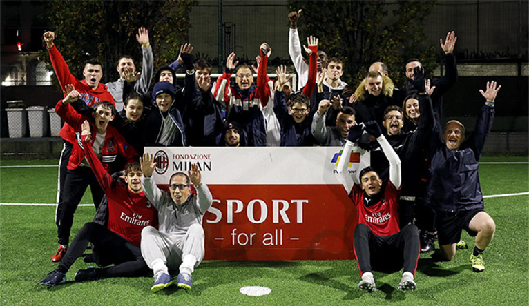 Sport for All, Rossoneri youngsters at Playmore!