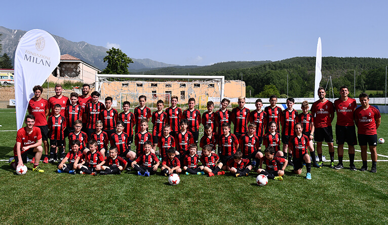 Amatrice: AC Milan’s Special Soccer Camp ready to go!