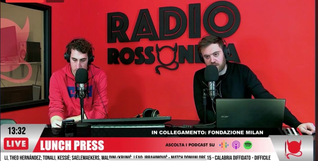 In radio Rossonera per parlare del nuovo Hub alimentare