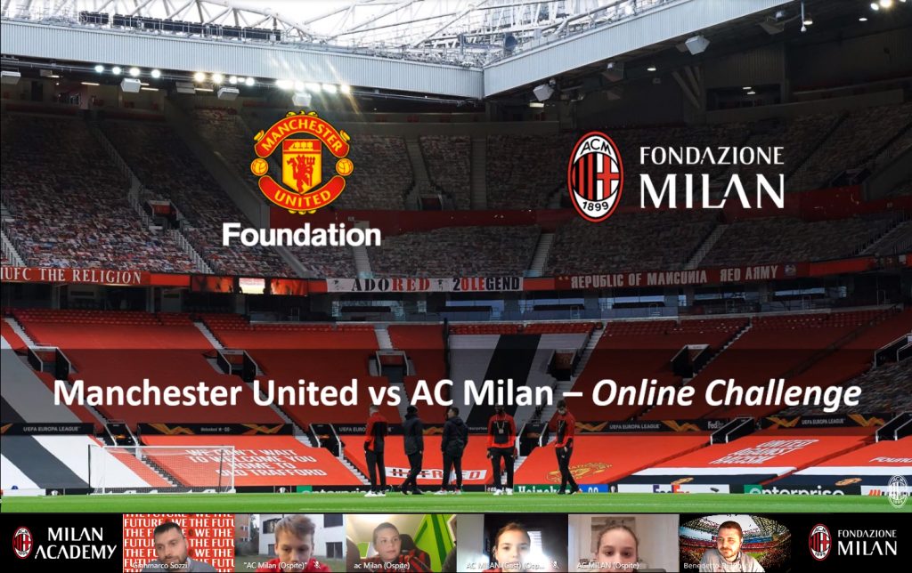 Fondazione Milan and Manchester United Foundation together for the young 'devils