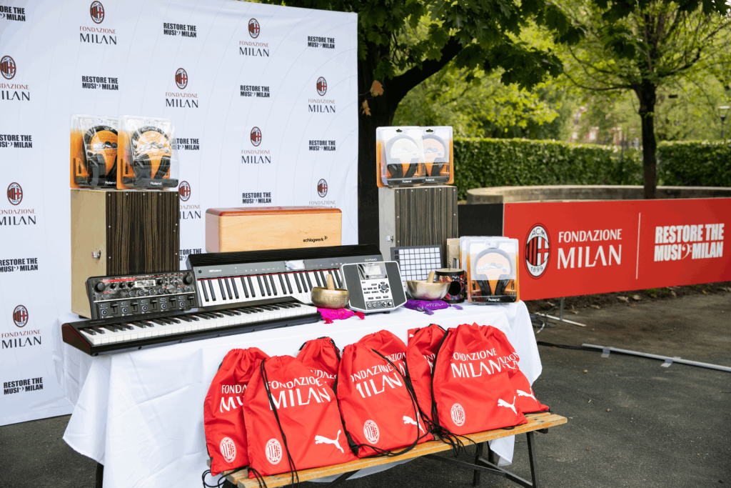 Fondazione Milan and ‘Restore The Music UK’ join hands to inspire children through music and sport