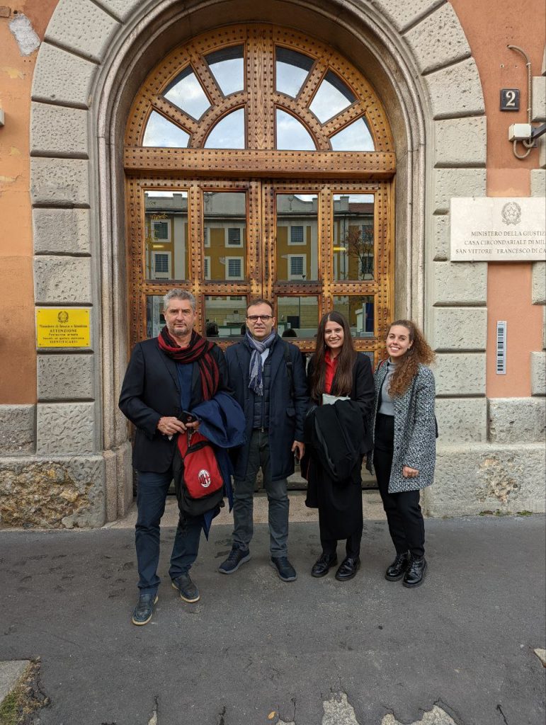 Fondazione Milan visits the La Nave ward of San Vittore prison