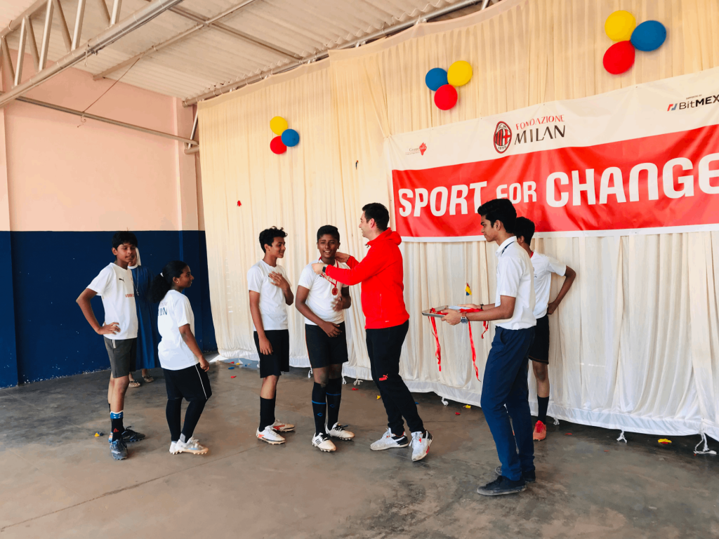 Fondazione Milan's Sport for Change programme arrives in Kerala
