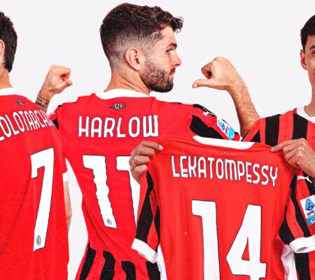 AC Milan to play with their mother’s maiden names