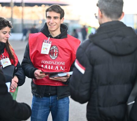 Fondazione Milan and the Rossoneri community in support of Sport for All for Milan–Sassuolo